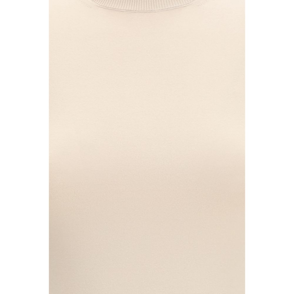 Max Mara Beige Viscose T-Shirt-3