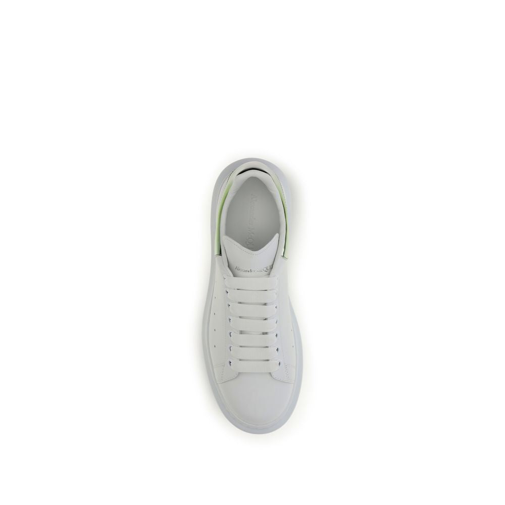 Alexander McQueen White Bos Taurus Calfskin Platform Sneakers-4
