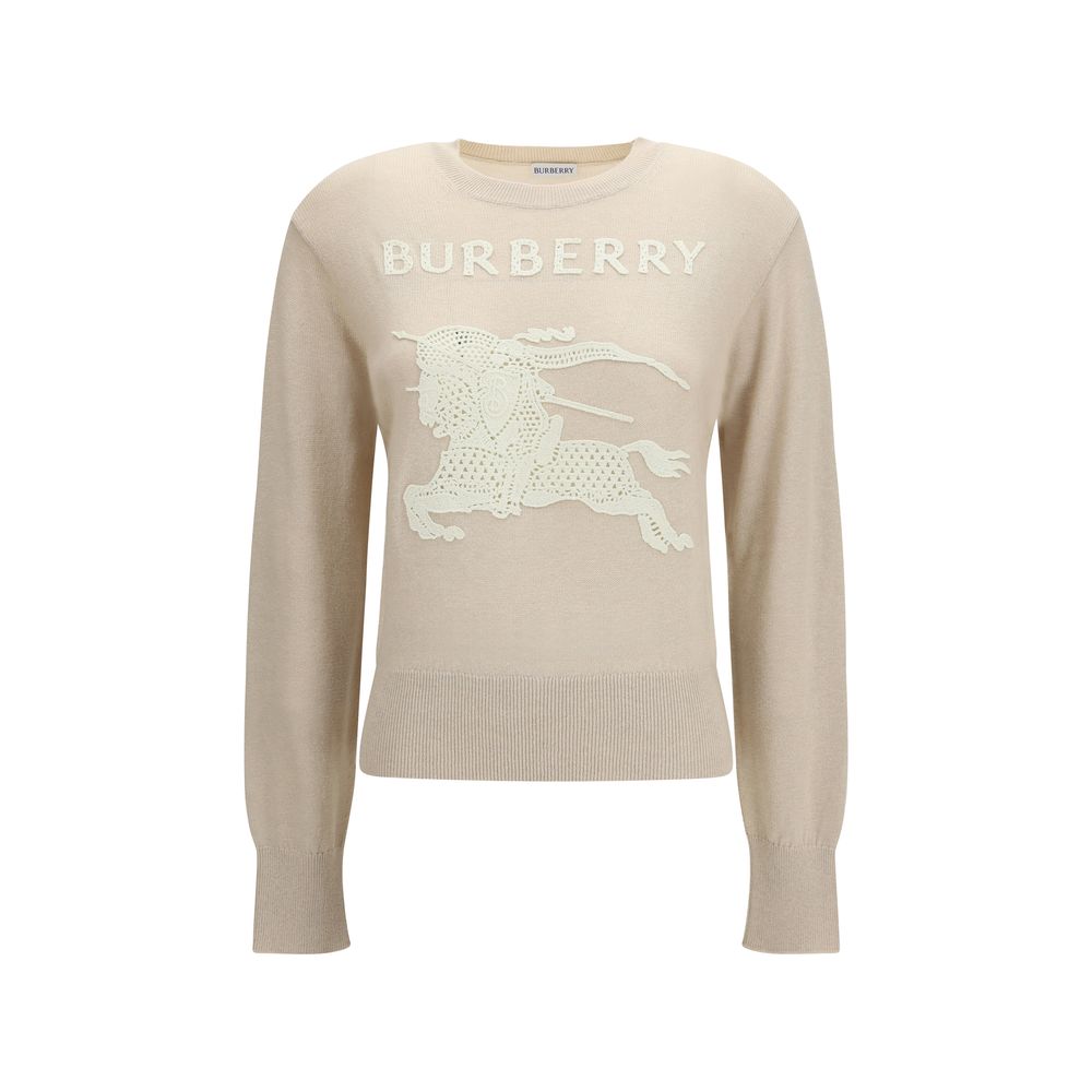 Burberry Beige Polyester Sweatshirt-1