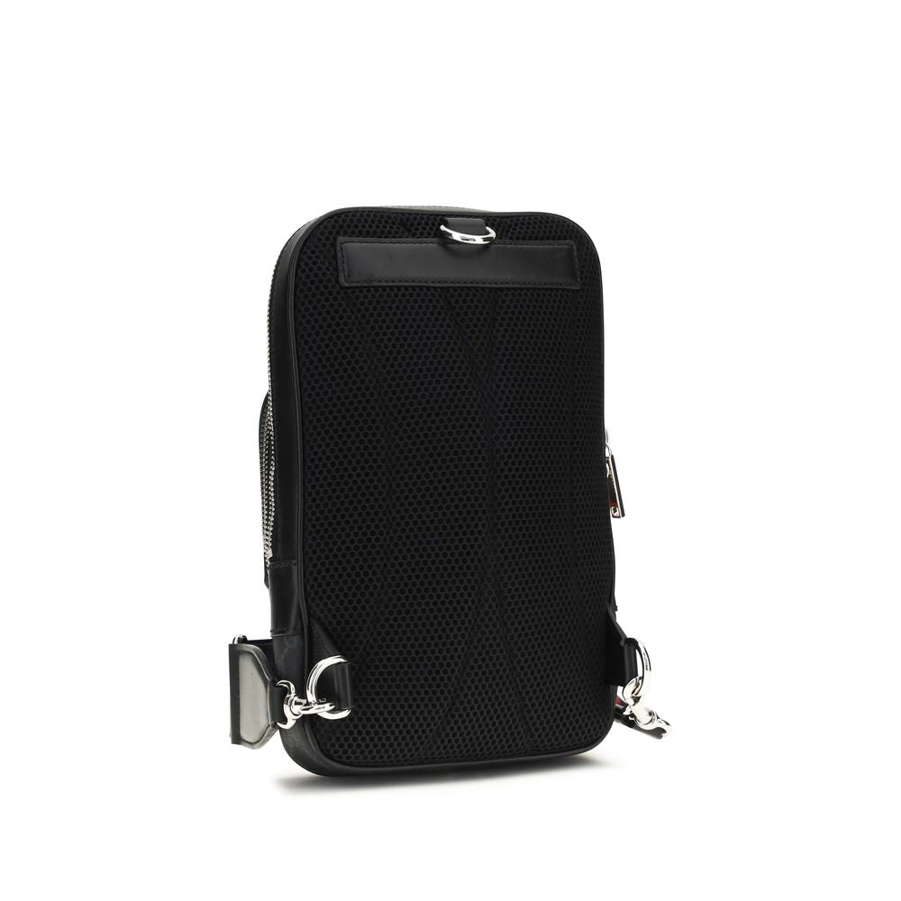 Gucci Schwarze Schultertasche aus Polyurethan-3