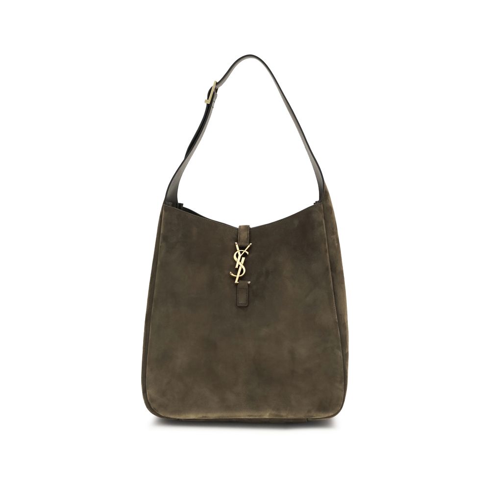 Saint Laurent Bicolor Calf Leather Bos Taurus Shoulder Bag-1
