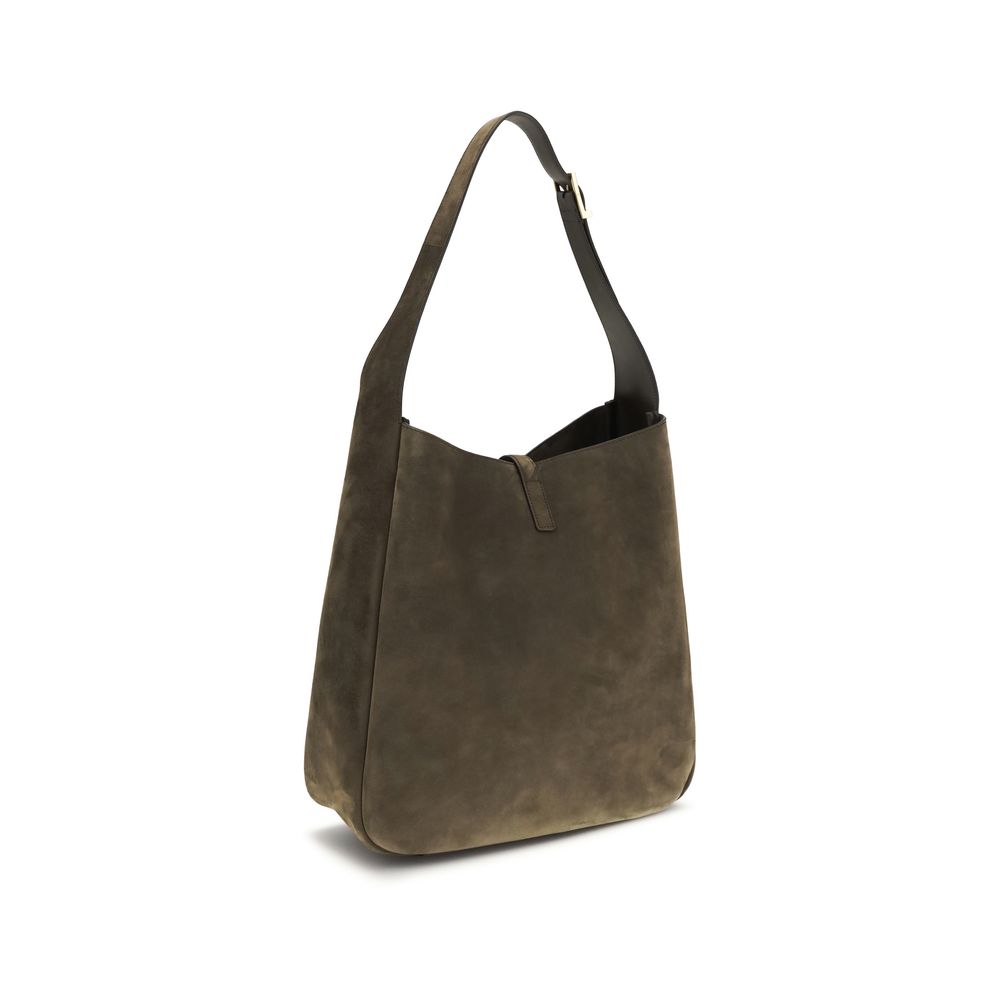 Saint Laurent Bicolor Calf Leather Bos Taurus Shoulder Bag-3
