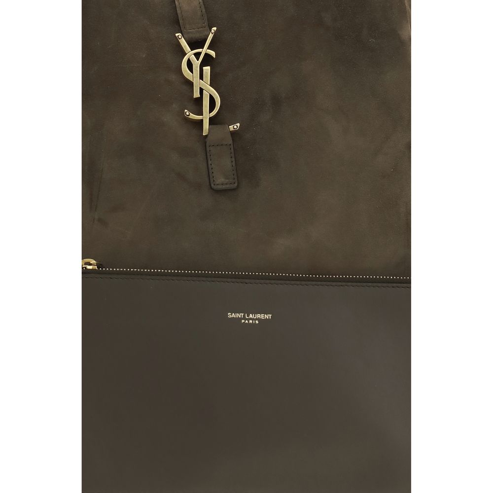 Saint Laurent Bicolor Calf Leather Bos Taurus Shoulder Bag-4