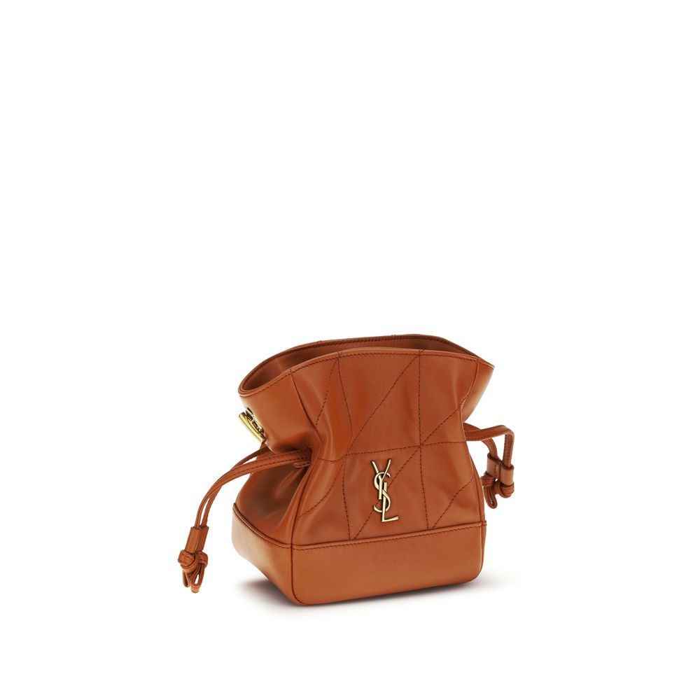 Saint Laurent Orange Lamm Ovis Aries Aries Clutch Bag-2