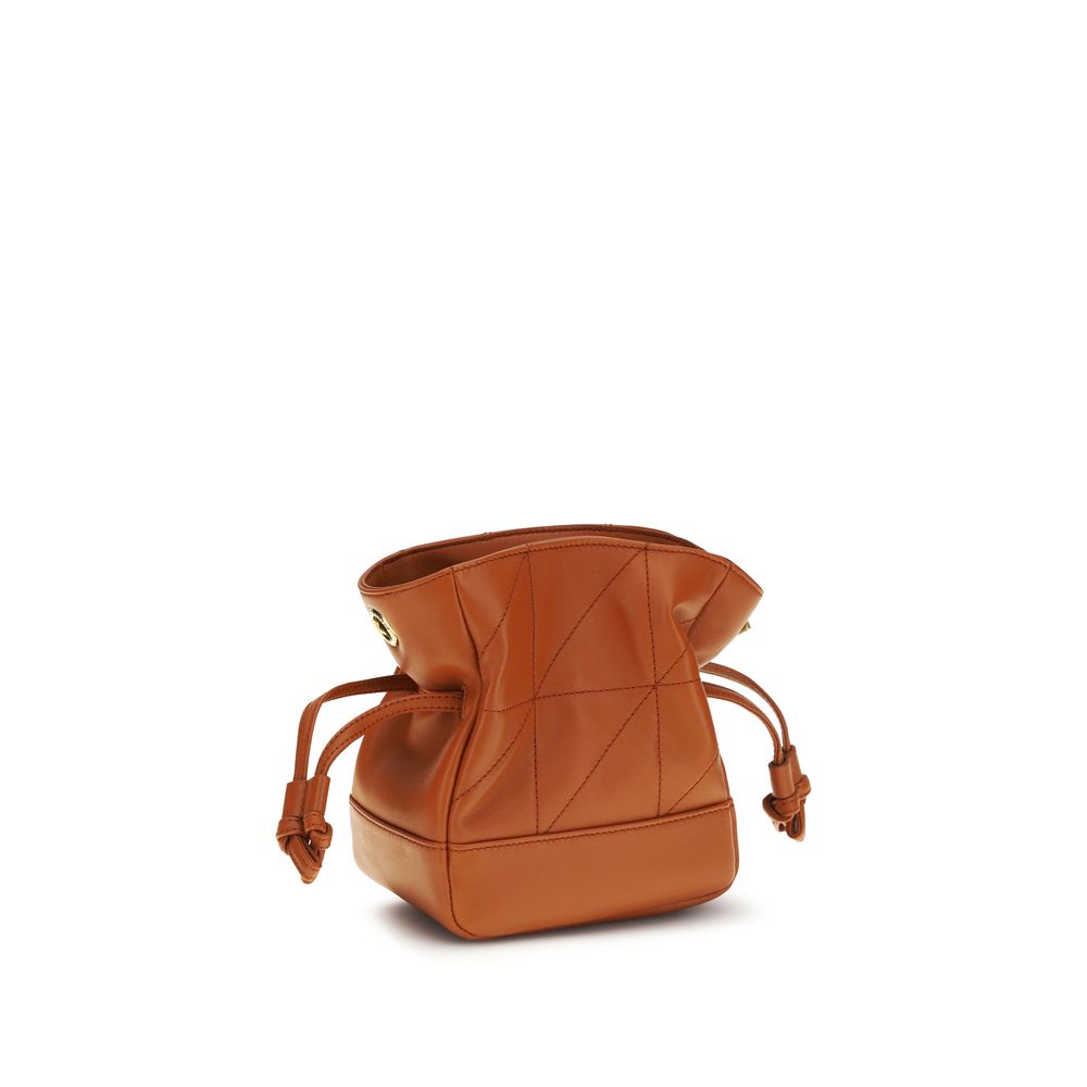 Saint Laurent Orange Lamm Ovis Aries Aries Clutch Bag-3