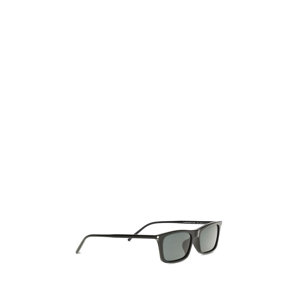 Saint Laurent Schwarze Sonnenbrille aus Acetat-2