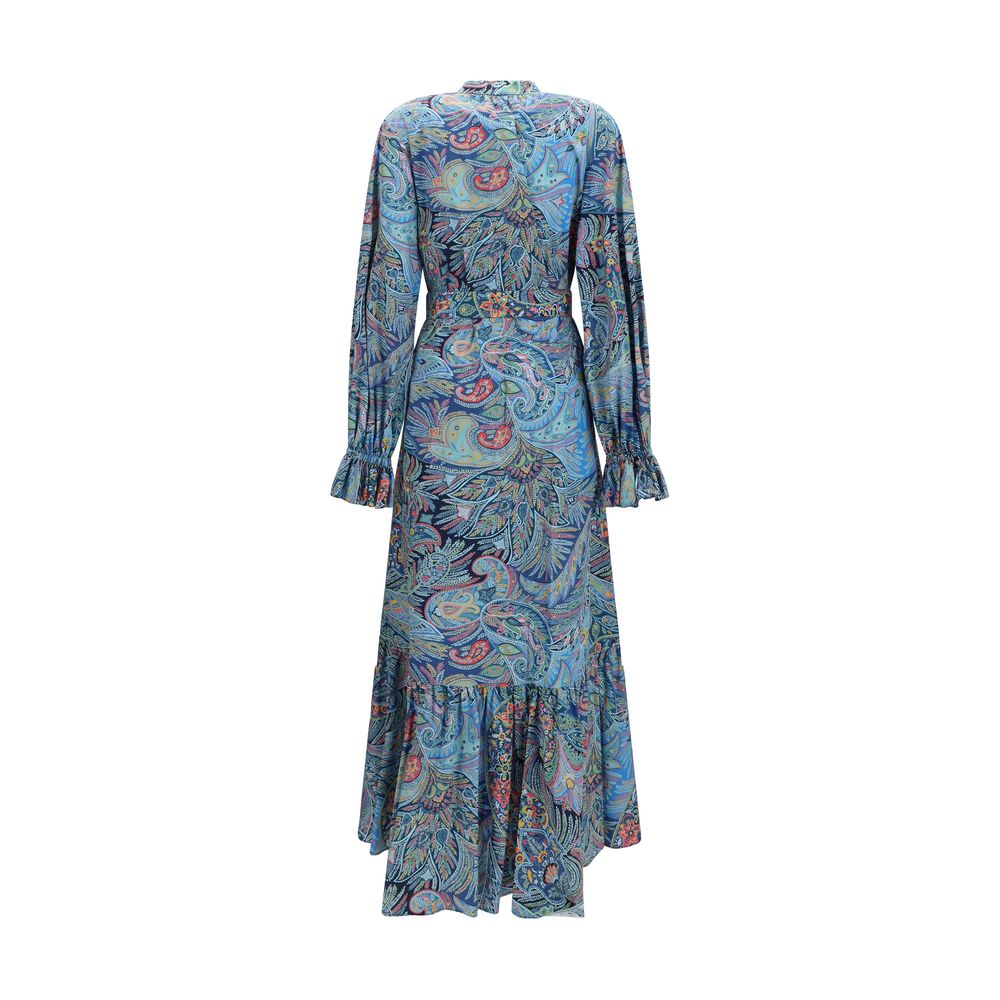 Etro Blaues Baumwoll-Freizeitkleid-2