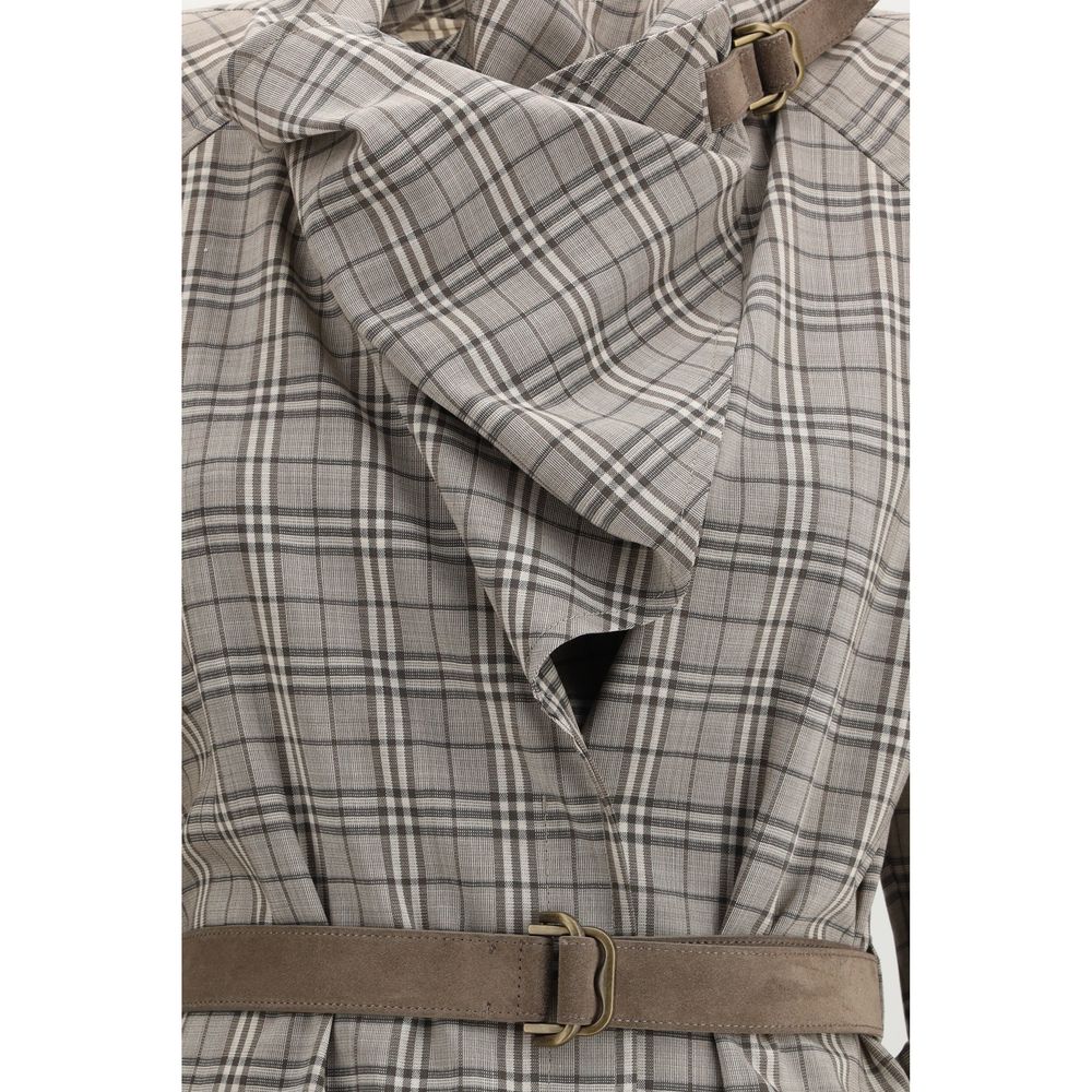 Burberry Graues Wollkleid für den Alltag-3
