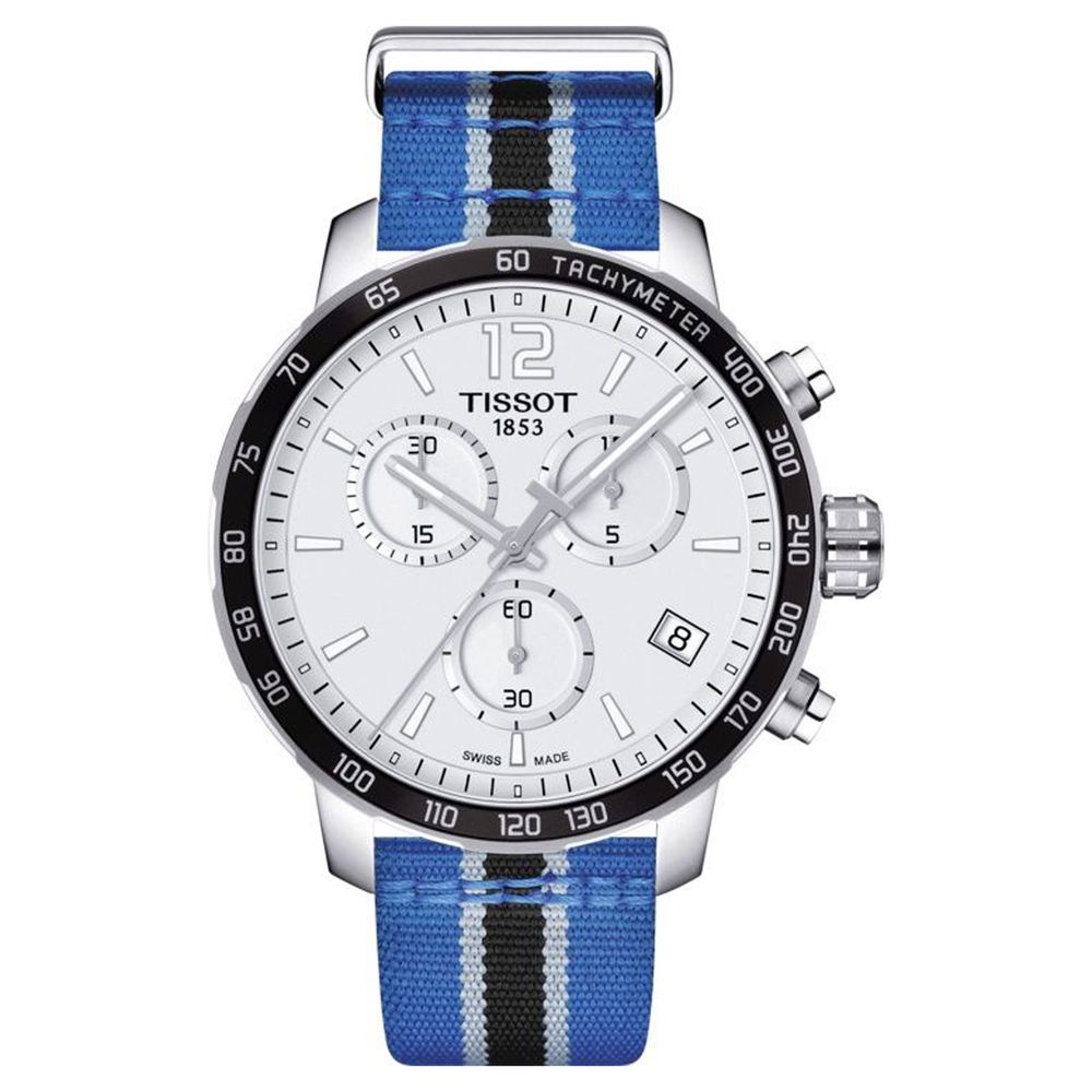 Tissot Blaue Sportuhr aus Nylon