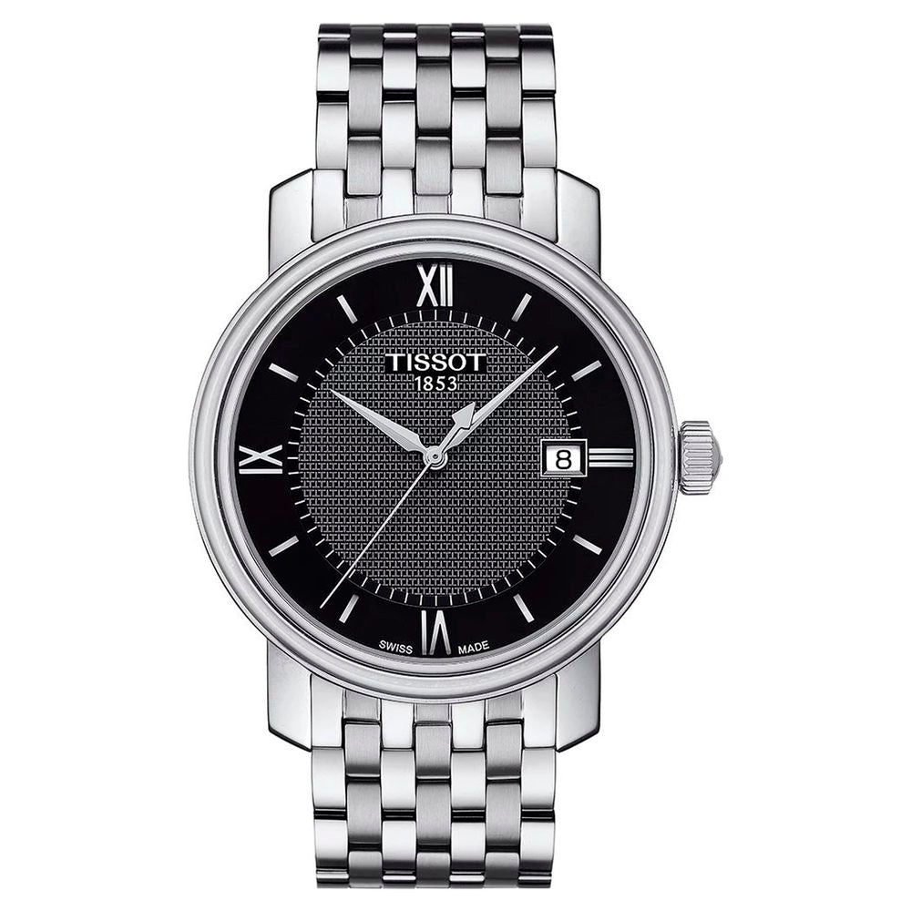 Tissot Gray Stainless Steel Dress Watch-1