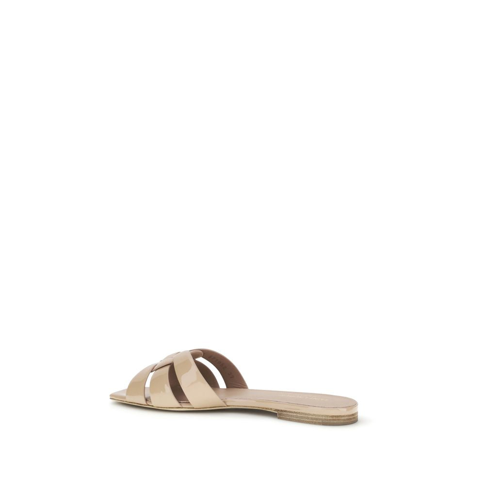 Saint Laurent Multicolor Calf Leather Bos Taurus Sandals-3