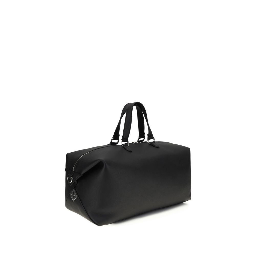 Fendi Black Calfskin Bos Taurus Luggage and Travel Goods-3