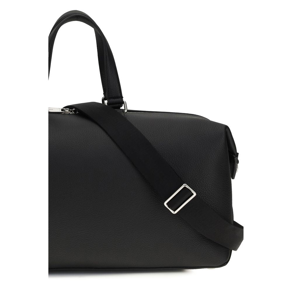 Fendi Black Calfskin Bos Taurus Luggage and Travel Goods-4