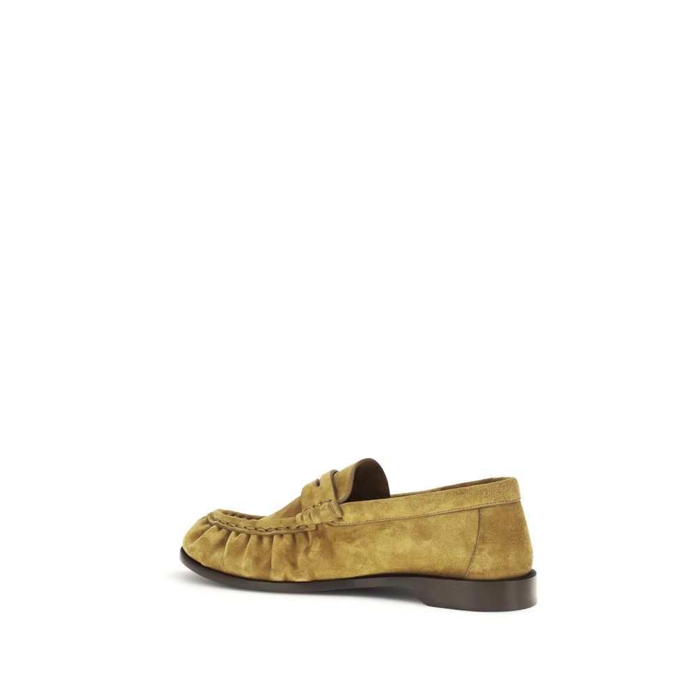 Saint Laurent Beige Kalbsleder Bos Taurus Slipper-Loafer-3
