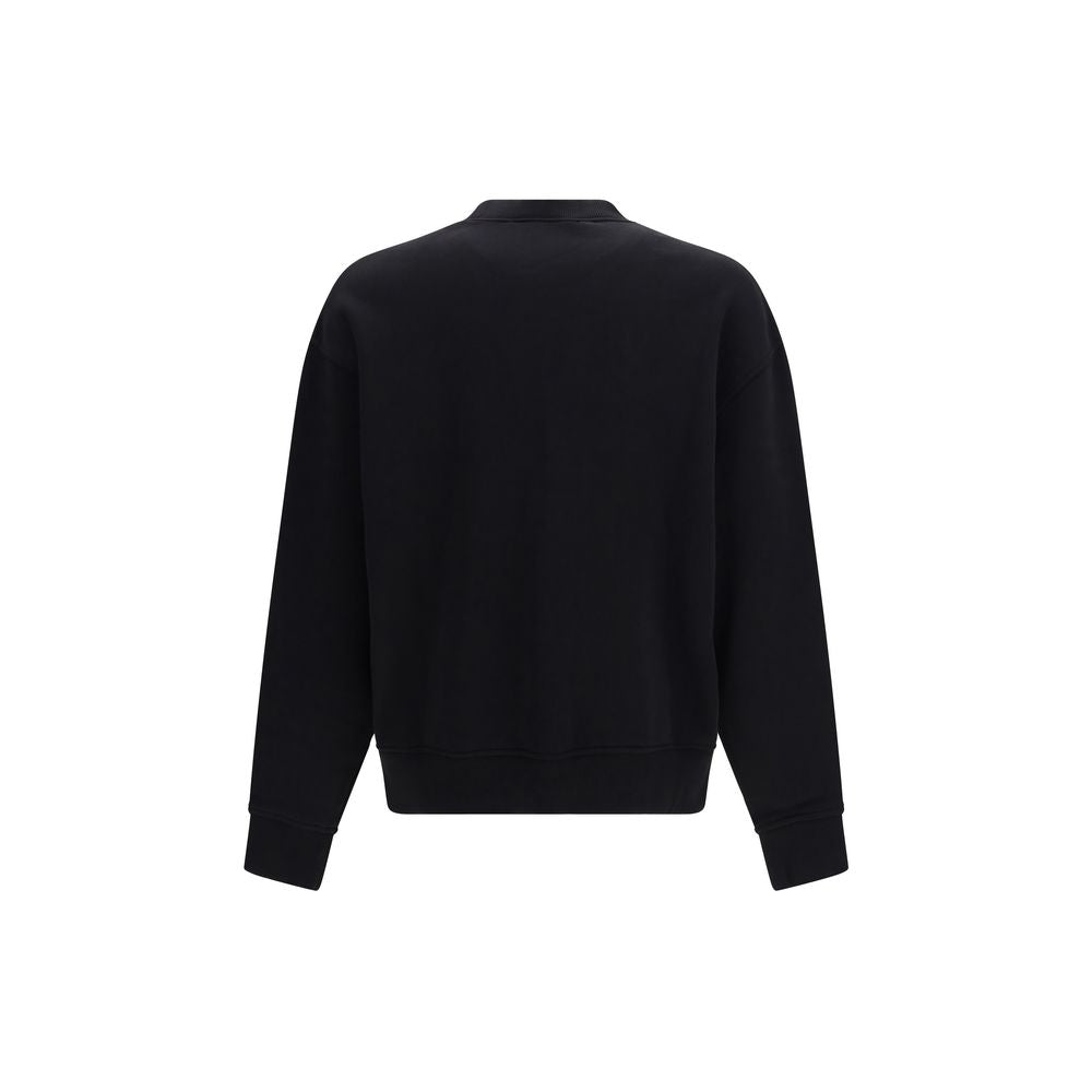 Palm Angels Black Cotton Sweatshirt-2