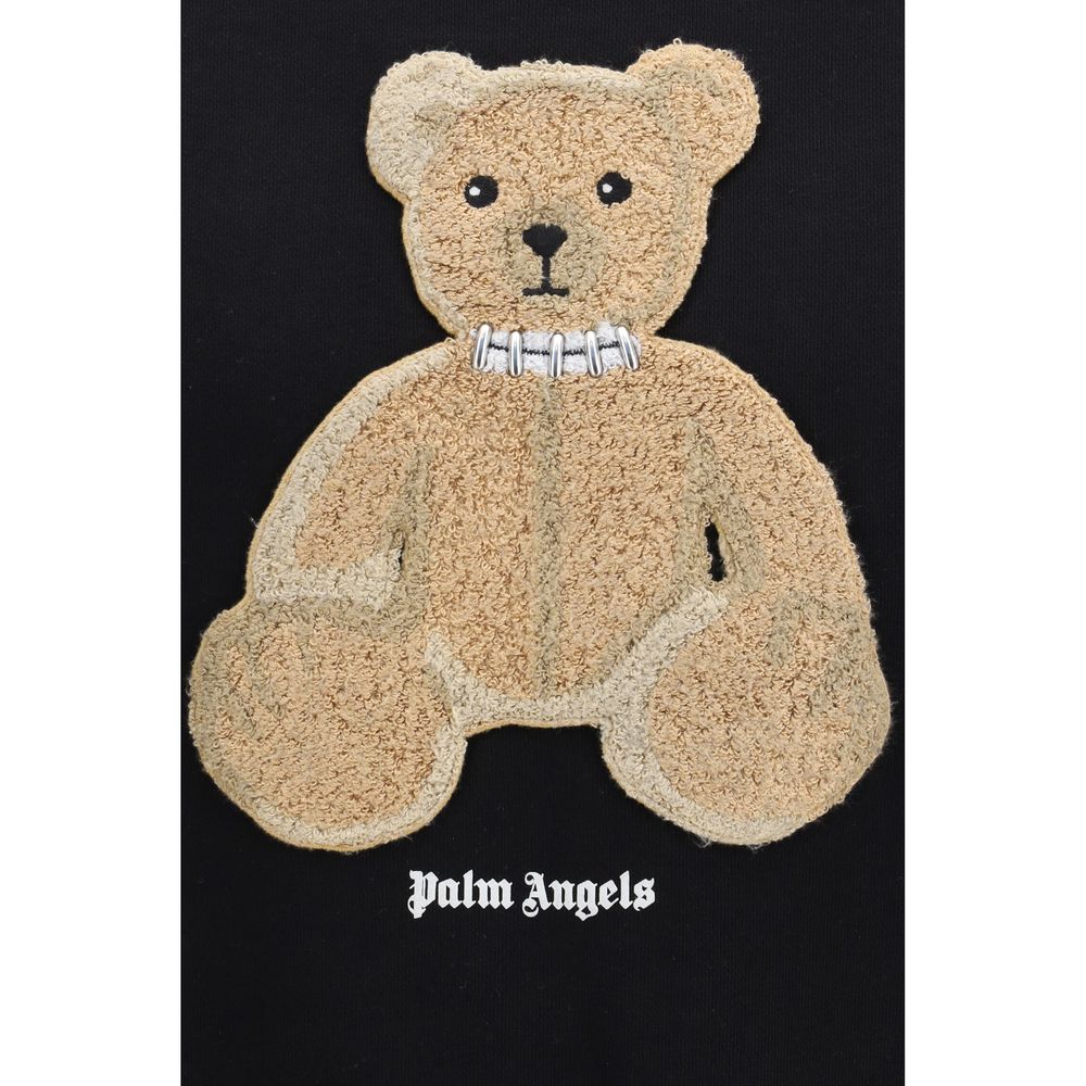 Palm Angels Black Cotton Sweatshirt-3