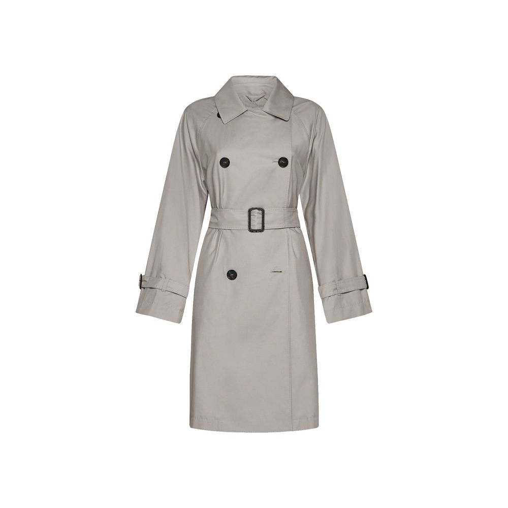 Max Mara Beige Cotton Coat-1