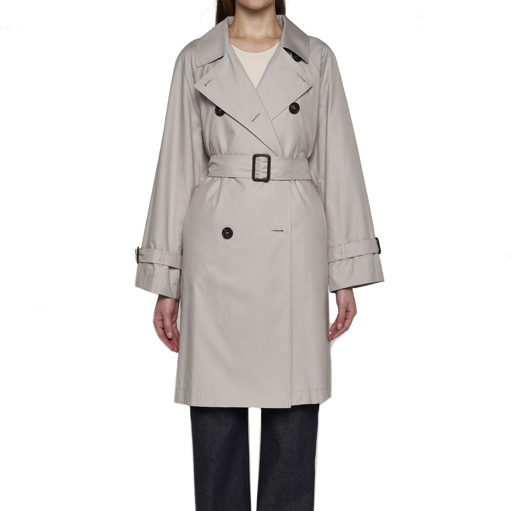 Max Mara Beige Cotton Coat-2