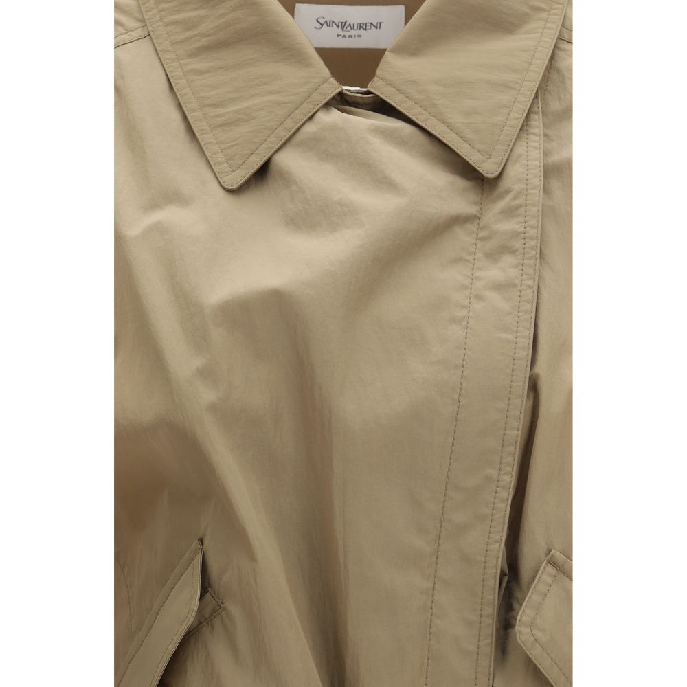 Saint Laurent Beige Polyamid Bekleidung-3