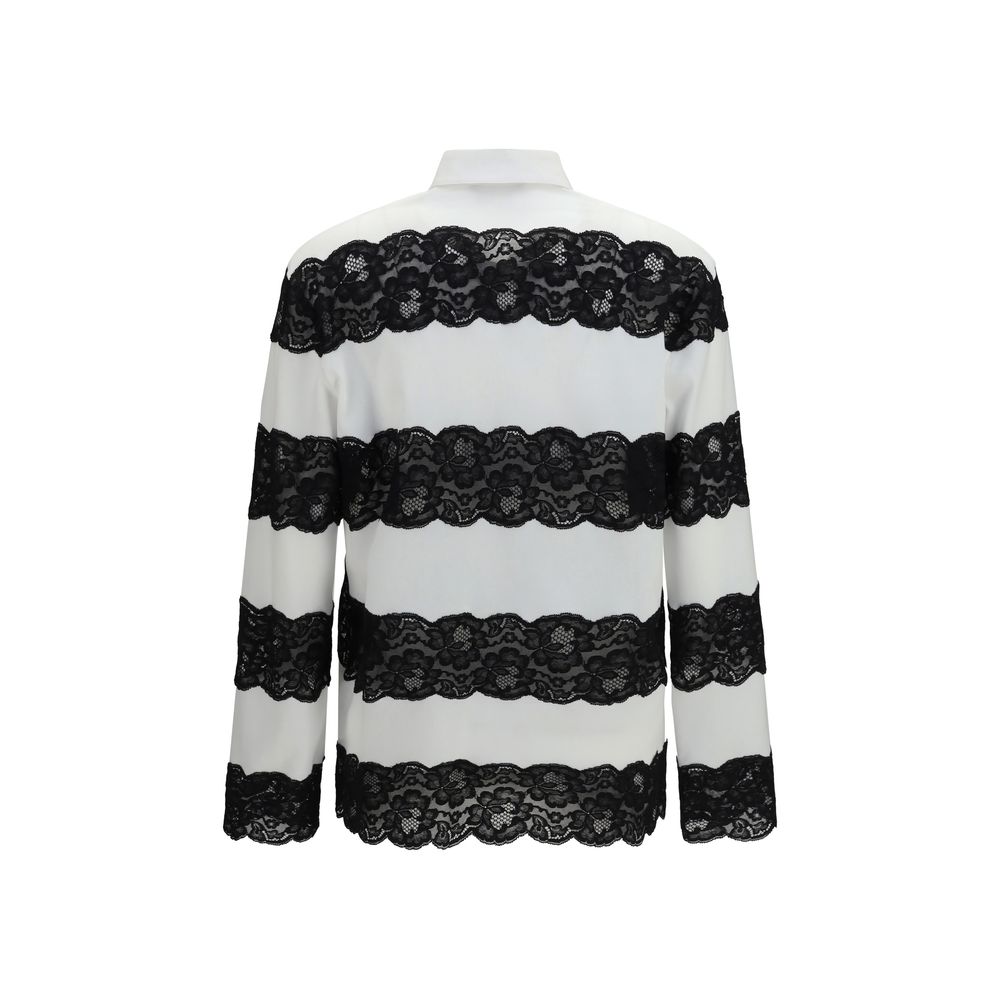 Dolce & Gabbana Weißes Poloshirt aus Baumwolle-2