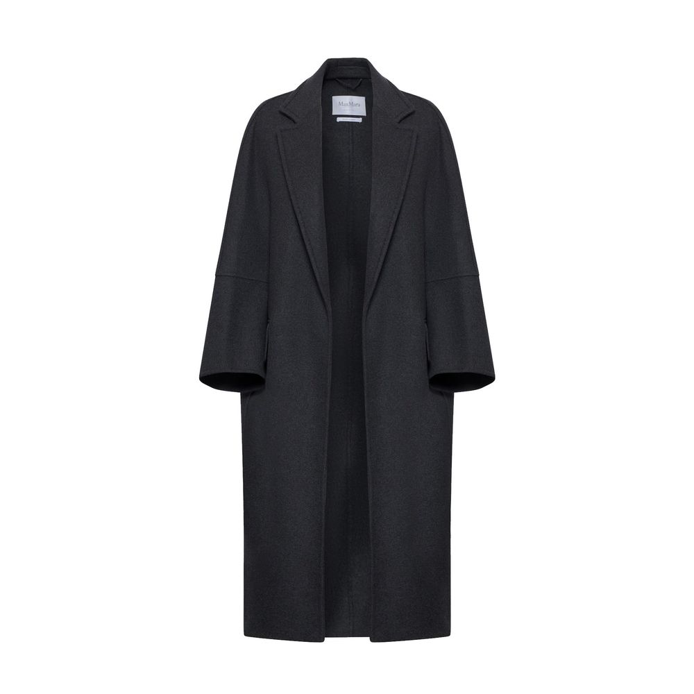 Max Mara Grauer Kaschmir-Mantel-1