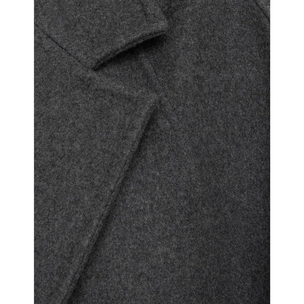 Max Mara Grauer Kaschmir-Mantel-4