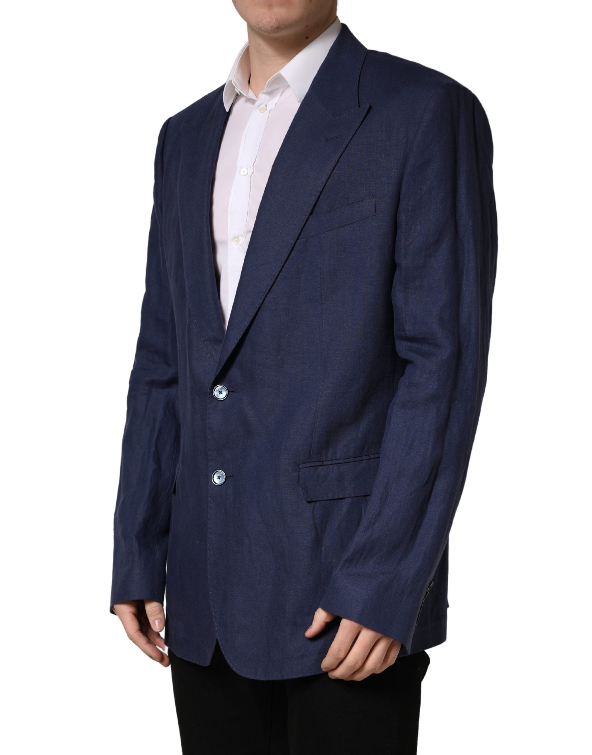 Dolce & Gabbana Blaues Sakko mit 2 Knöpfen-3