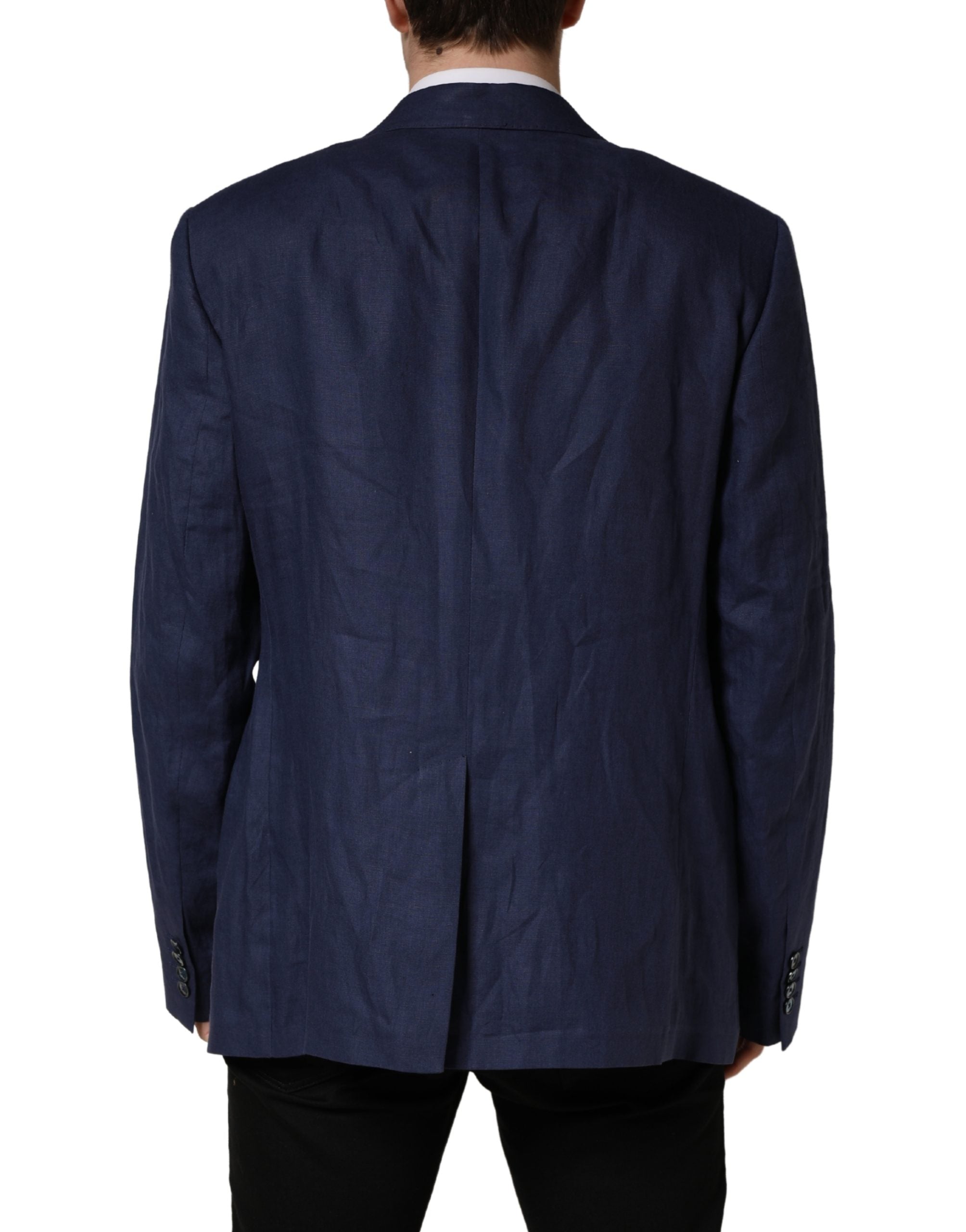 Dolce & Gabbana Blaues Sakko mit 2 Knöpfen-4