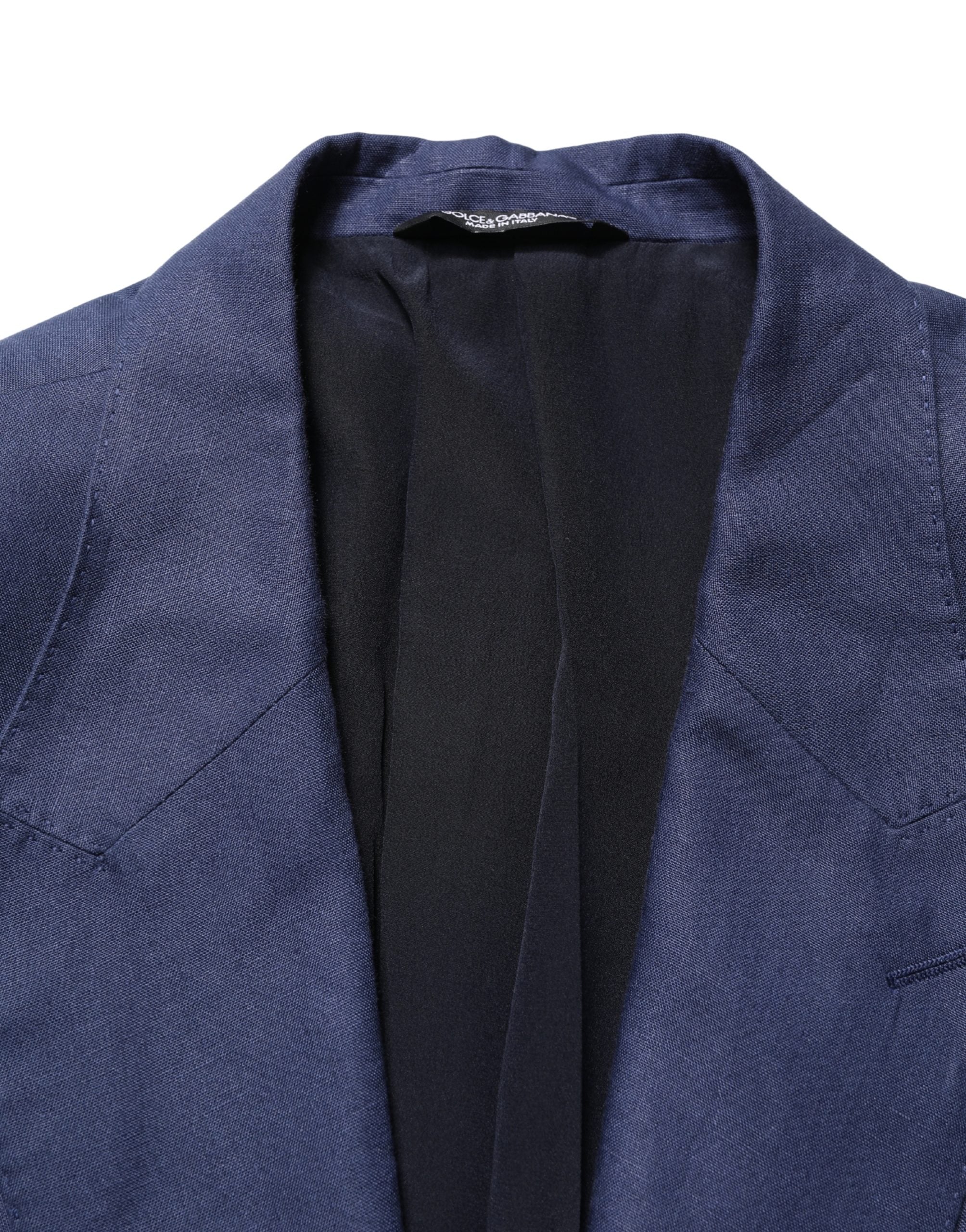 Dolce & Gabbana Blaues Sakko mit 2 Knöpfen-7