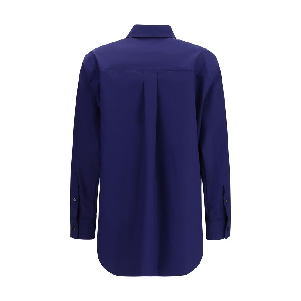 Fendi Blue Patterned Cotton Shirt-2