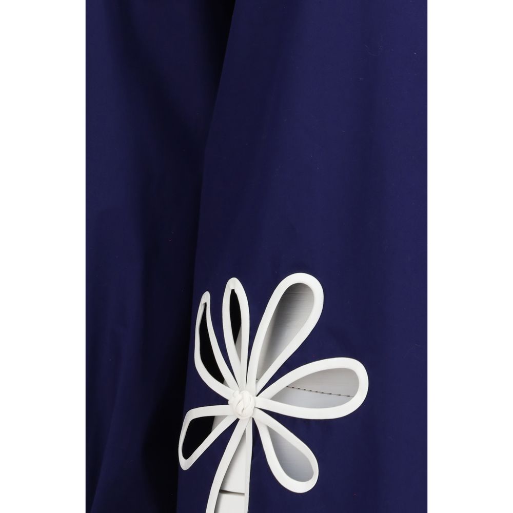 Fendi Blue Patterned Cotton Shirt-3