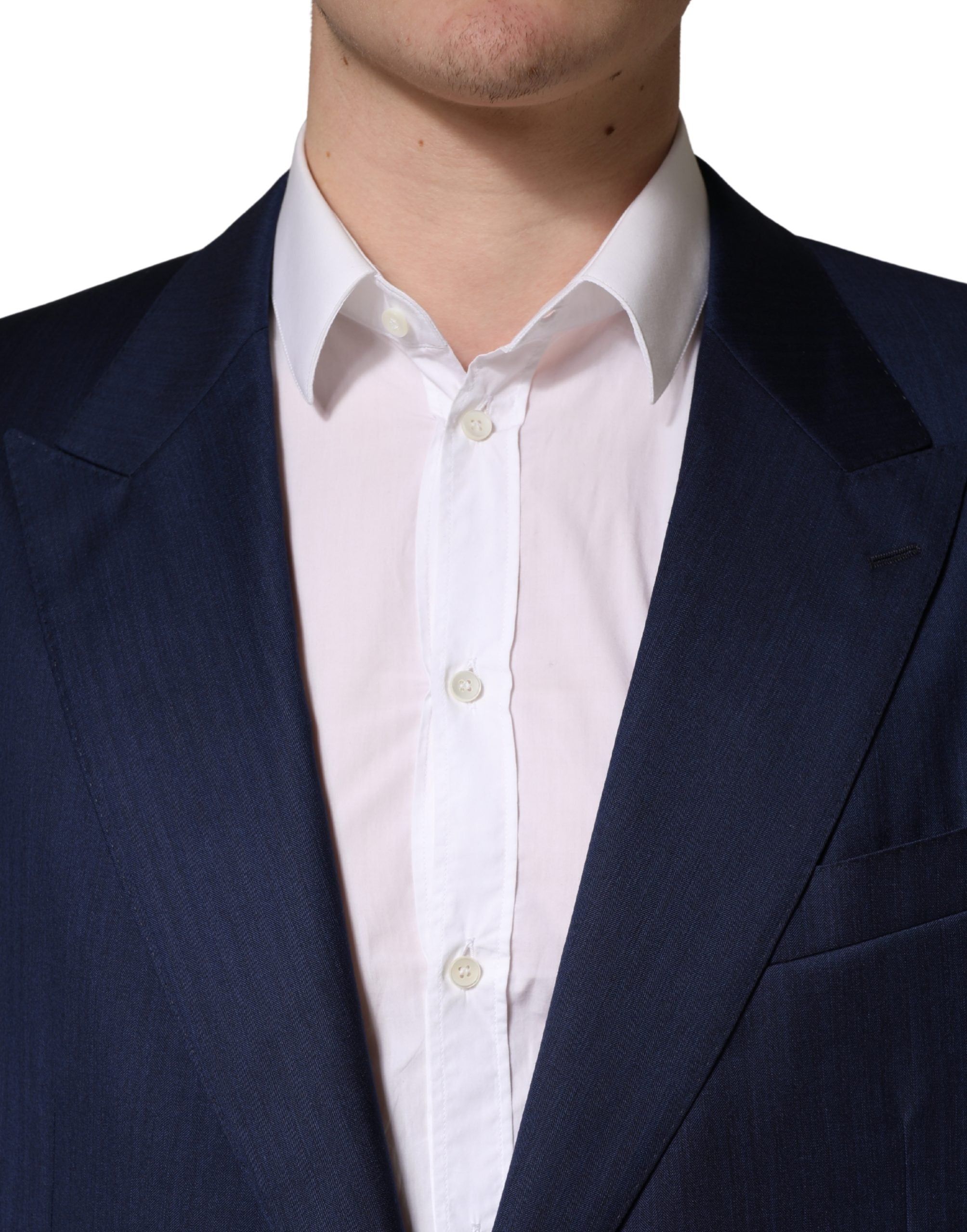 Dolce & Gabbana Blue 2-Button Blazer-6