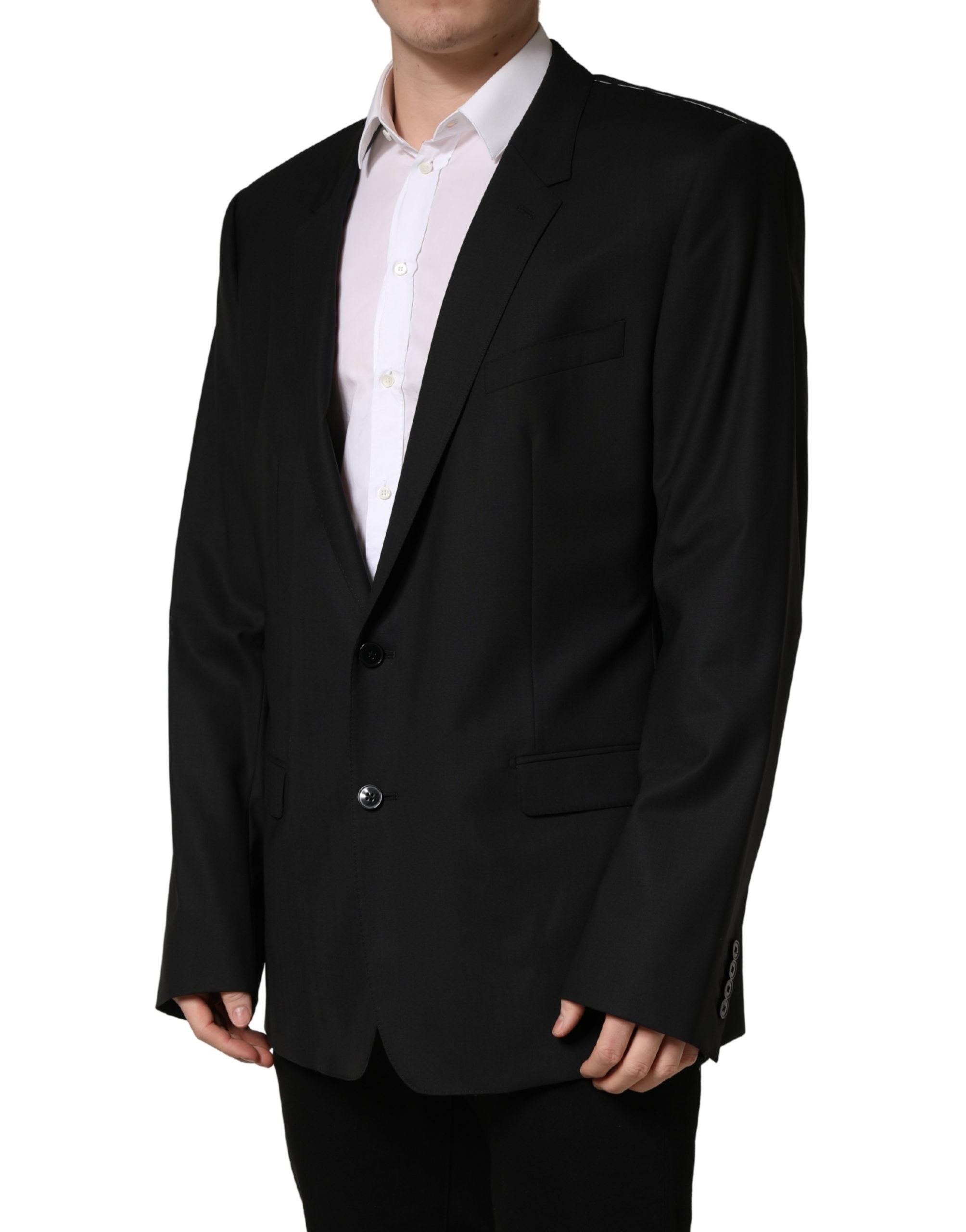 Dolce & Gabbana Black 2-Button Blazer-3