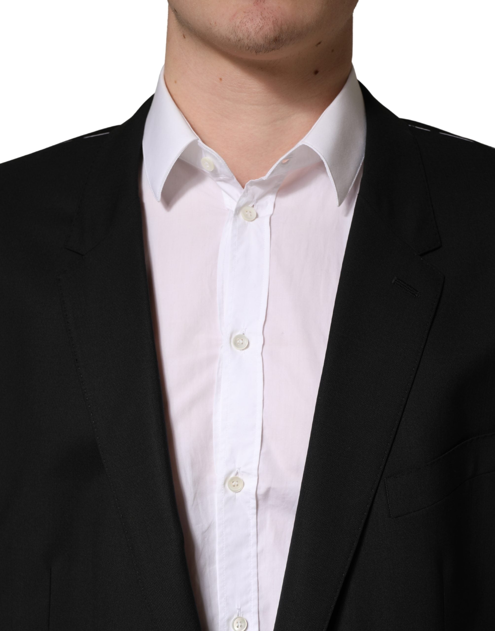 Dolce & Gabbana Black 2-Button Blazer-5