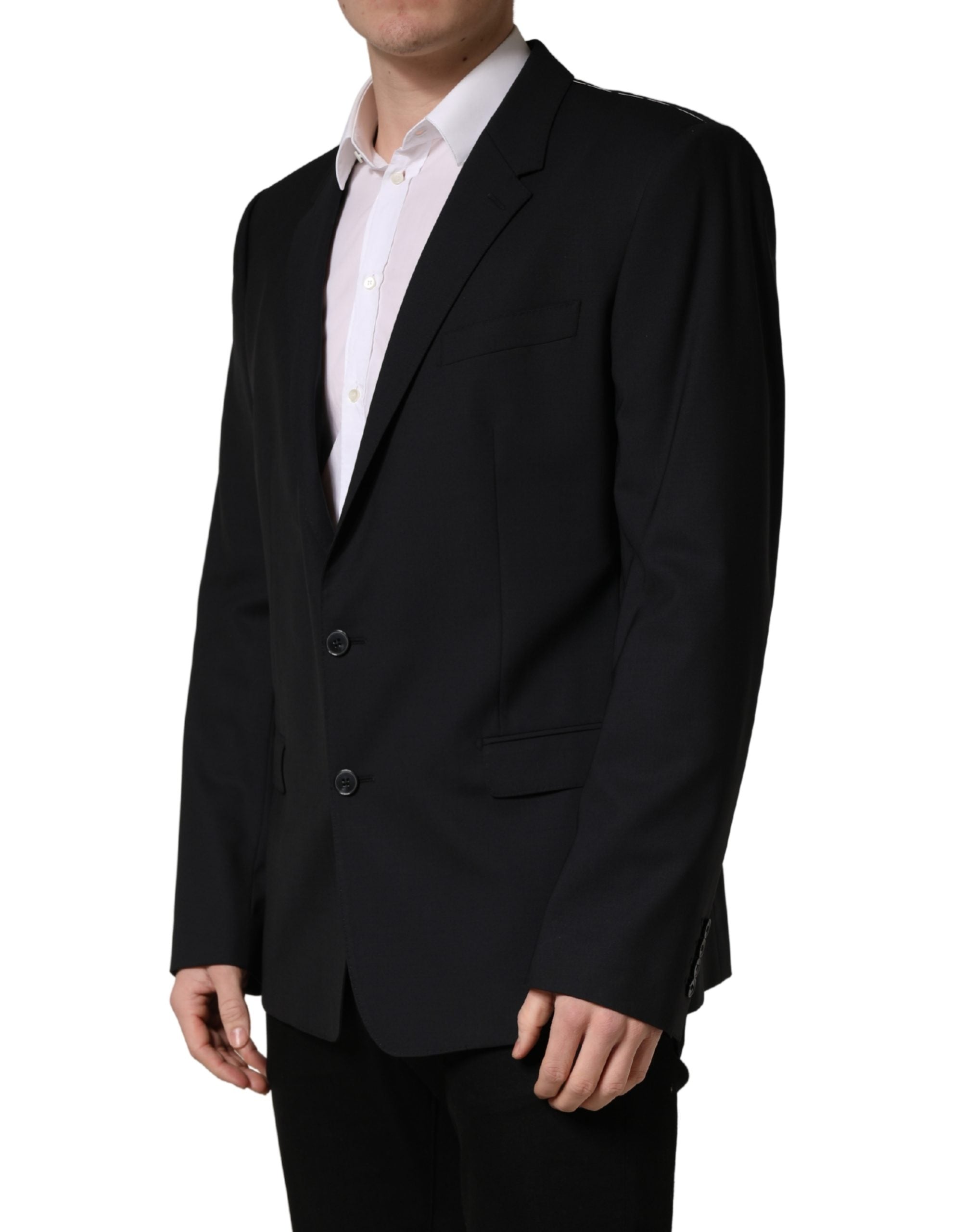 Dolce & Gabbana Blue Two-Button Blazer-3