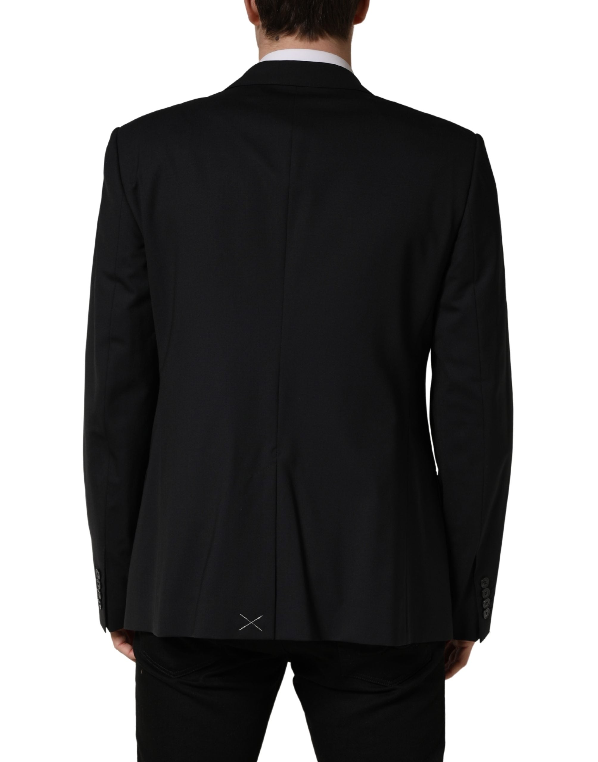 Dolce & Gabbana Blue Two-Button Blazer-4