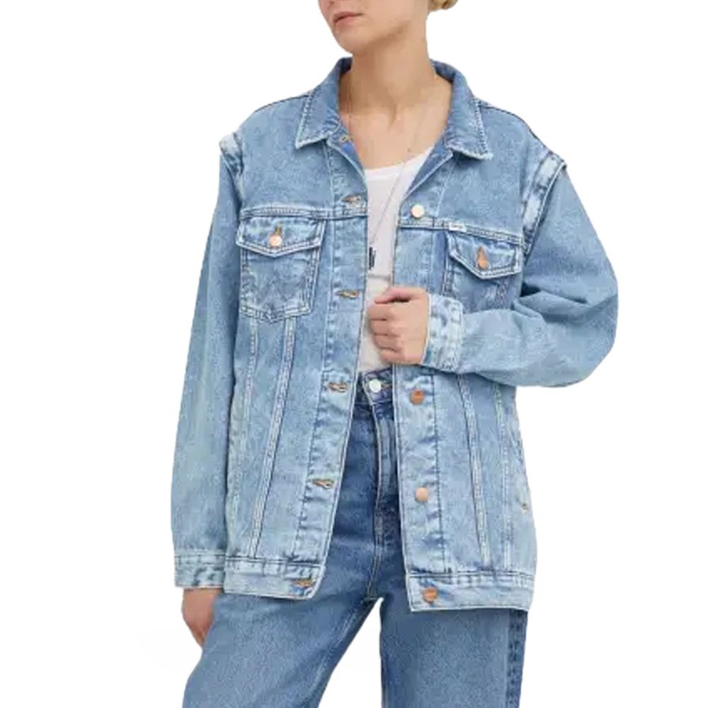 Amiri Blaue Jeansjacke aus Baumwolle-2