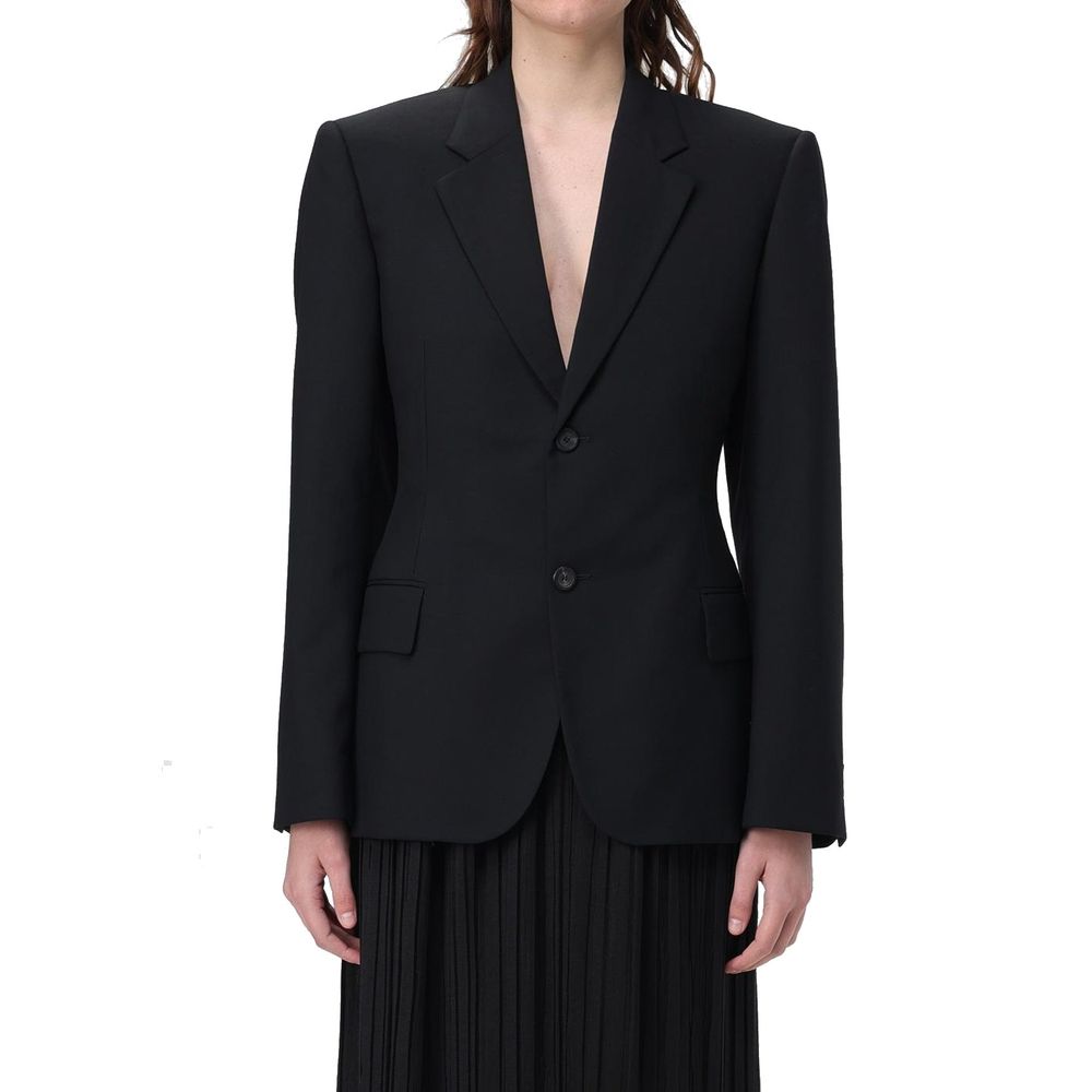 Balenciaga Schwarze Wolljacken und Mäntel-2