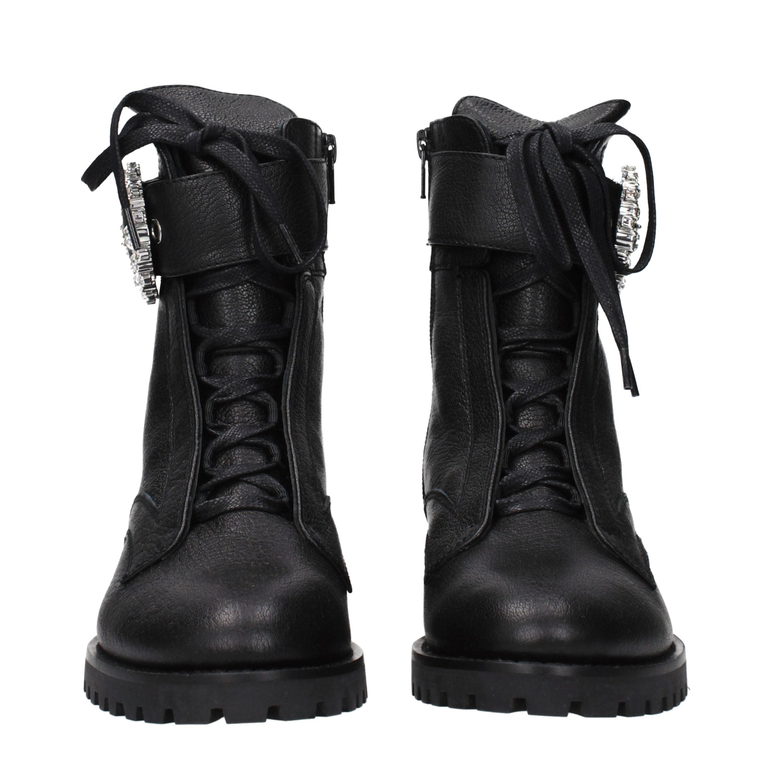 Jimmy Choo Schwarze Leder-Stiefeletten-3