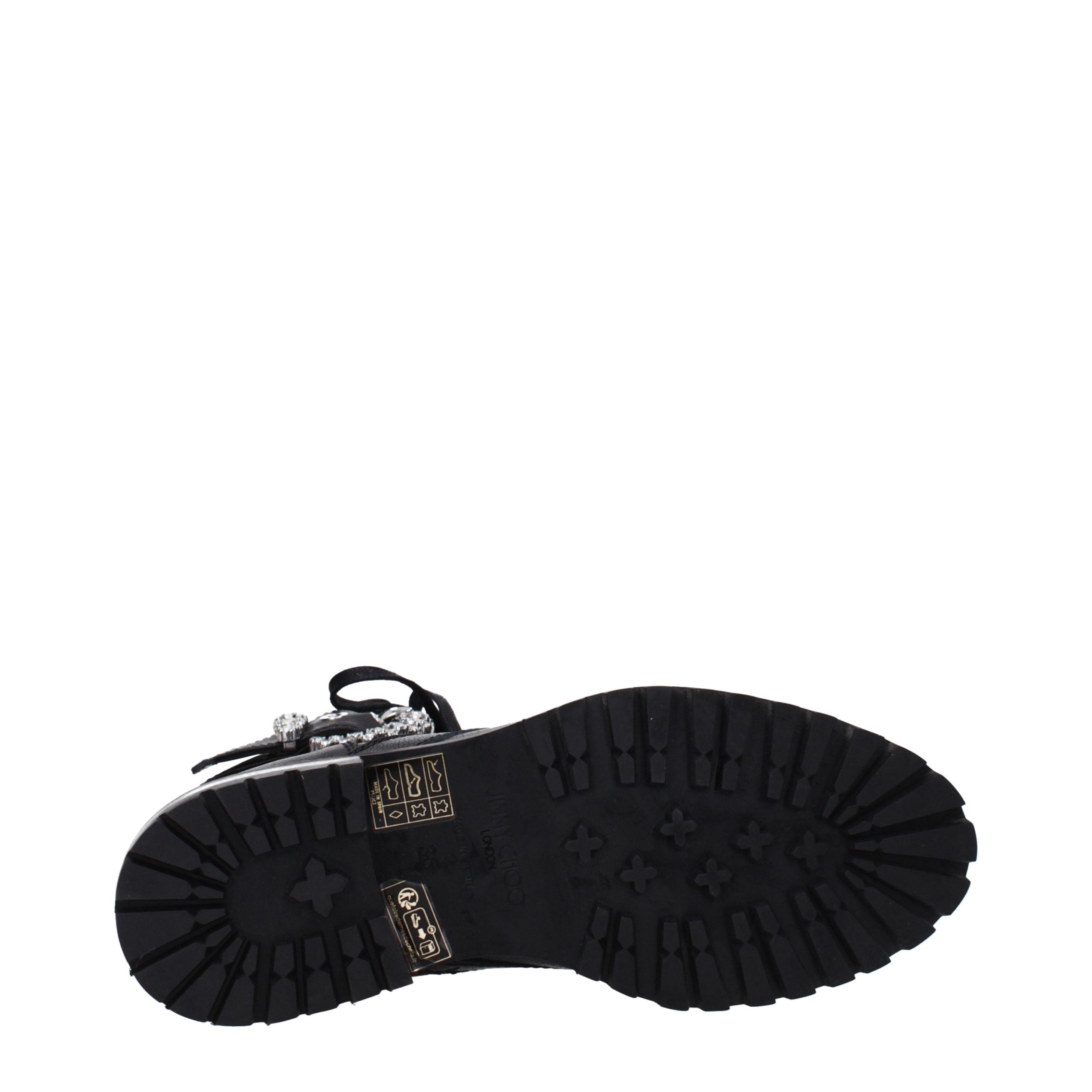 Jimmy Choo Schwarze Leder-Stiefeletten-5