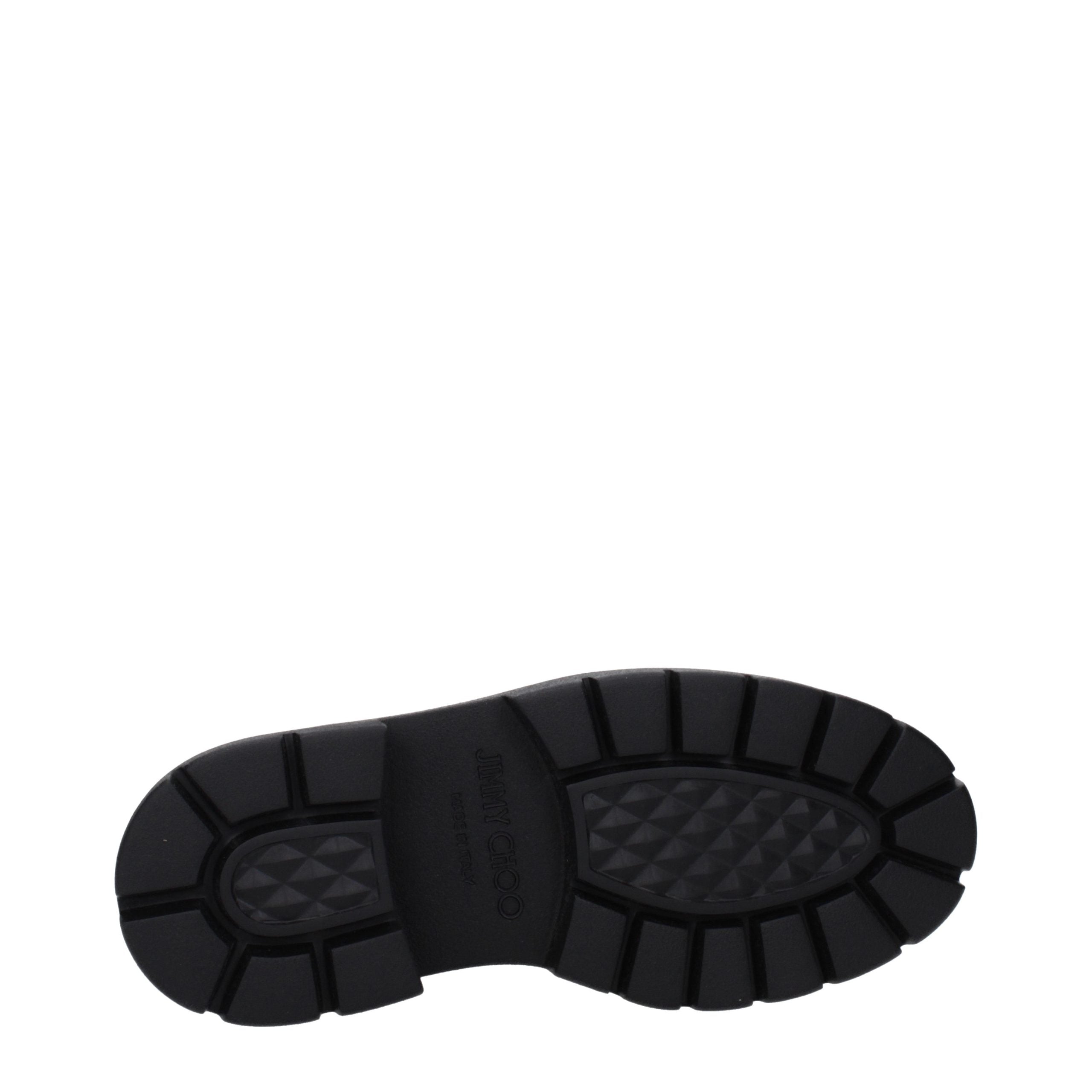 Jimmy Choo Schwarze Leder-Stiefeletten-5