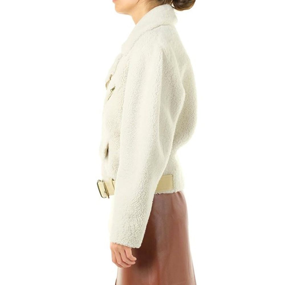 Chloé Beige Polyester Biker Jacket-4