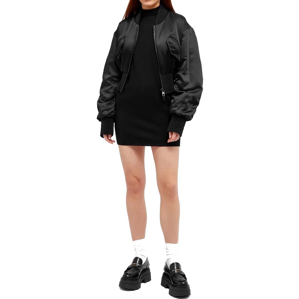 Dolce & Gabbana Schwarzer Bomber aus Acetat-2
