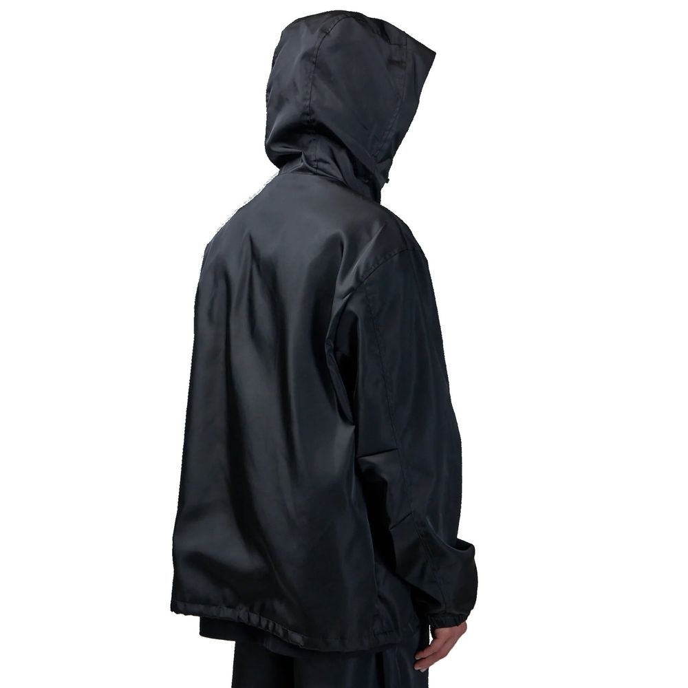 Givenchy Schwarze Nylon-Shell-Jacke-3