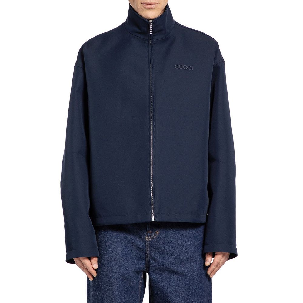 Gucci Blaue Marabou Kleidung-2