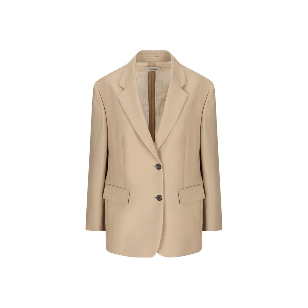 Prada Beige Mohair Blazer-1