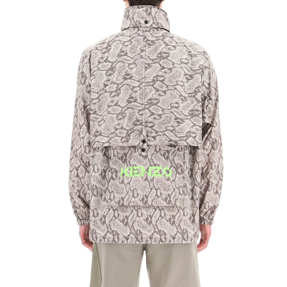 Kenzo Beige Polyester Shell Jacke-3