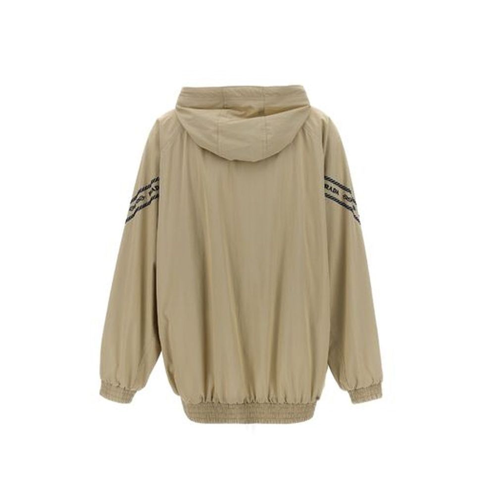 Prada Beige Cotton Shell Jacket-3