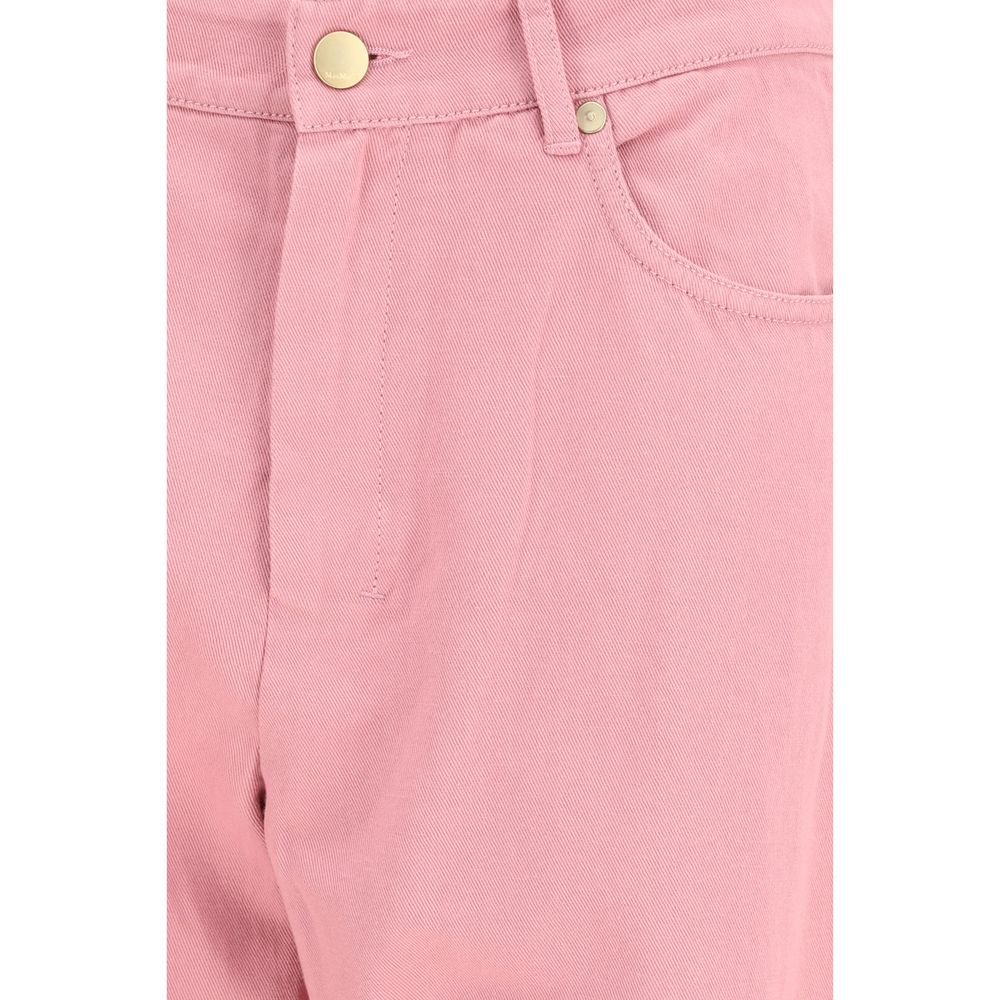 'S Max Mara Mehrfarbige Baumwoll-Freizeithose-3