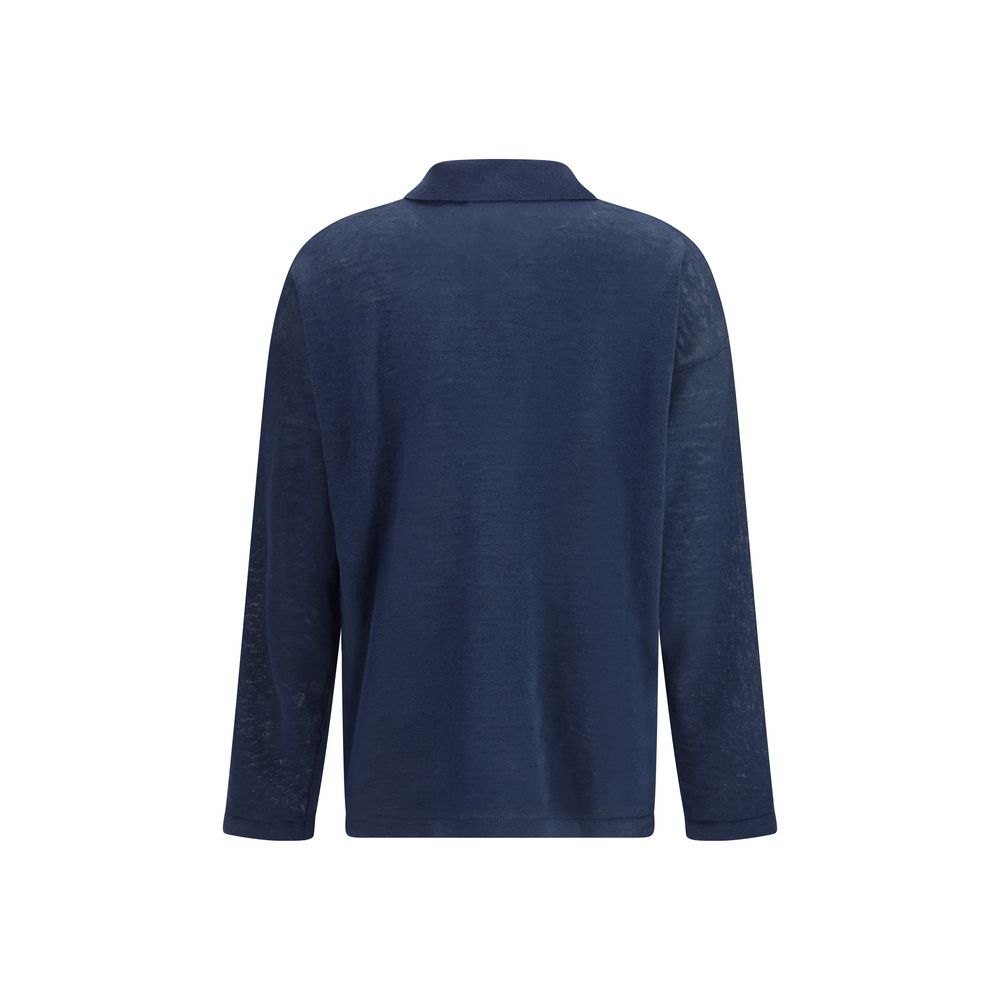 'S Max Mara Blue Linen Cardigan-2